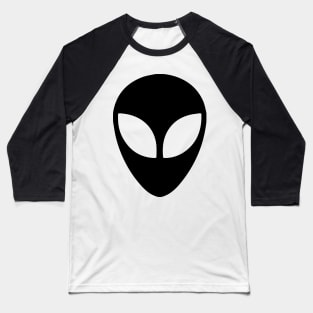 Alien Face Baseball T-Shirt